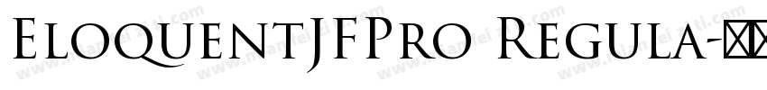 EloquentJFPro Regula字体转换